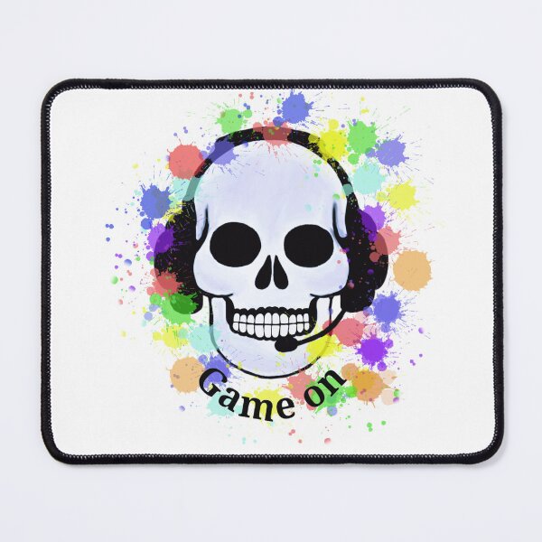 Item preview, Game on gamer skull designed and sold by KaisPrints.