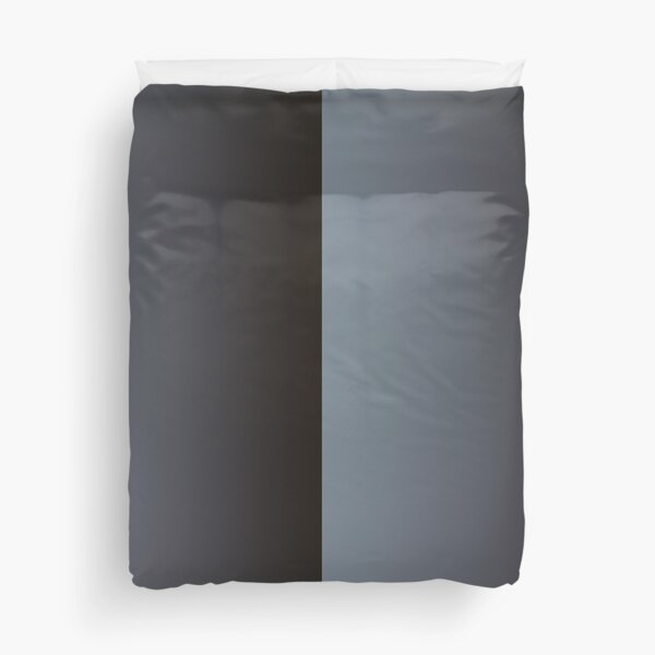 White Gray Black Gradient  Duvet Cover