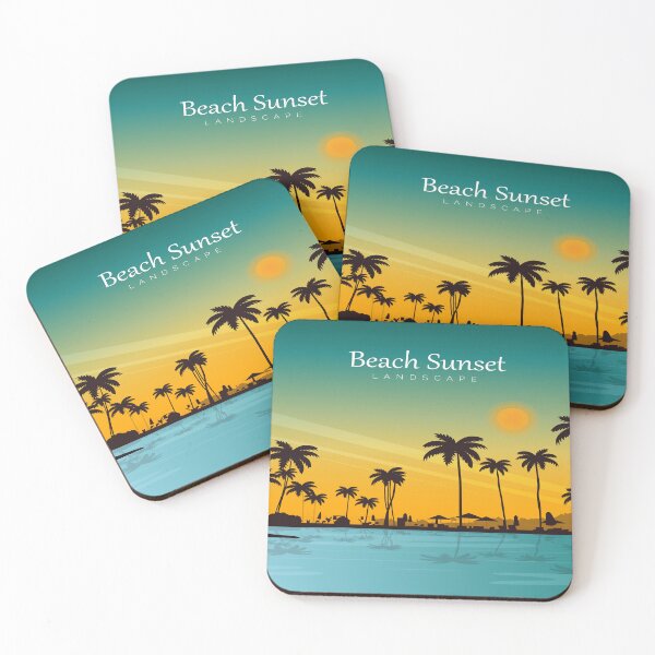 Item preview, Beach sunset landscape Cool  designed and sold by Alhendy Store.