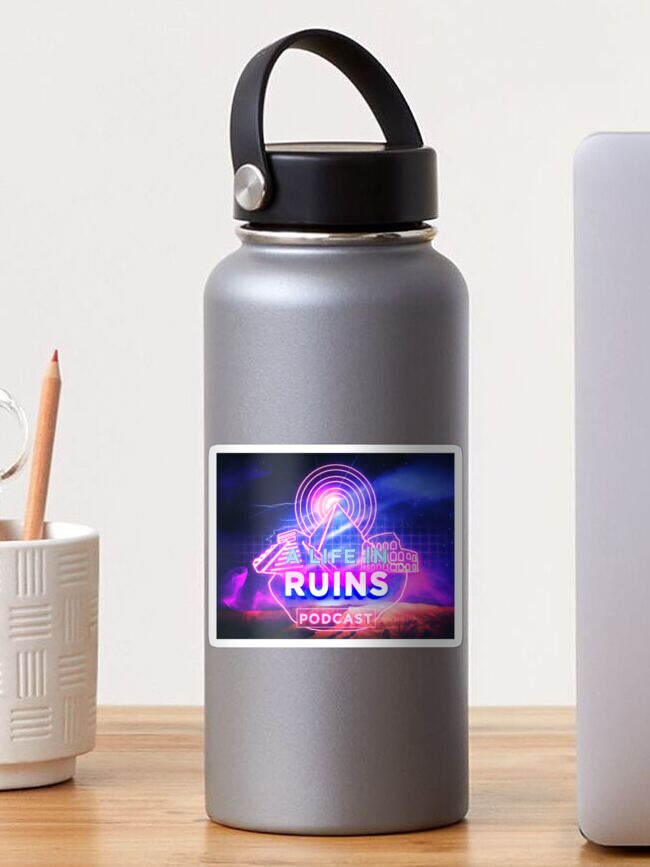 Thumbnail 1 of 3, Sticker, ALIRP Retro Logo 1 designed and sold by Alifeinruins.