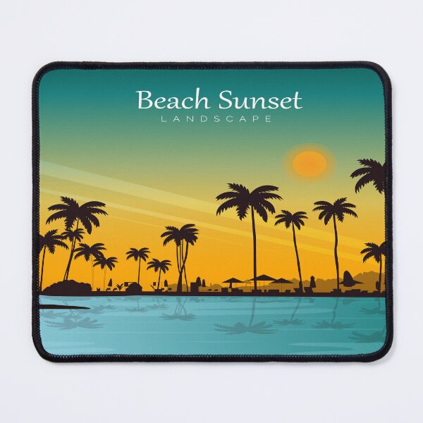 Item preview, Beach sunset landscape Cool designed and sold by Alhendy Store.