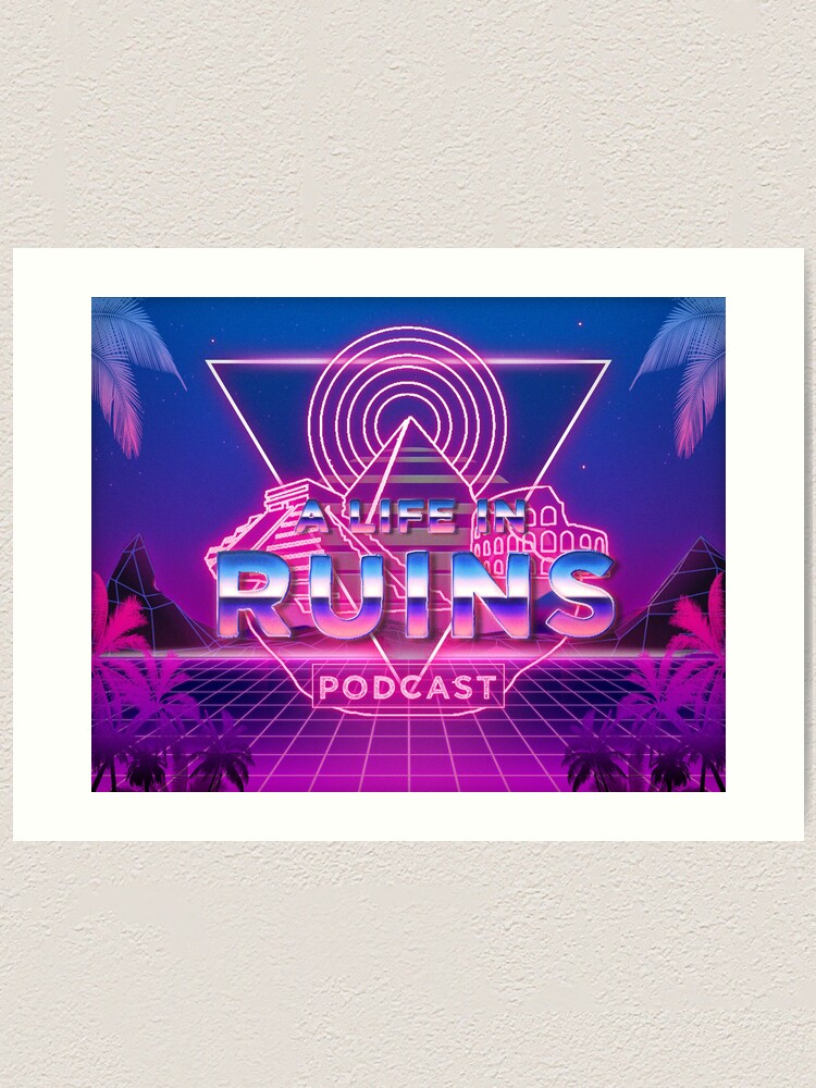 Thumbnail 1 of 3, Art Print, ALIRP Retro Logo 2 designed and sold by Alifeinruins.