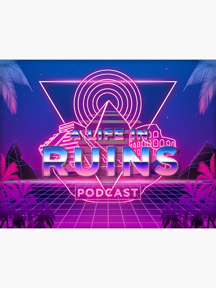 Thumbnail 3 of 3, Sticker, ALIRP Retro Logo 2 designed and sold by Alifeinruins.