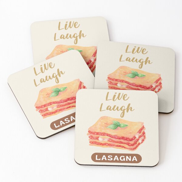 Item preview, Live Laugh Lasagna - Colorful Italian Kitchen, Pasta and Lasagna Lovers designed and sold by JoyTop.