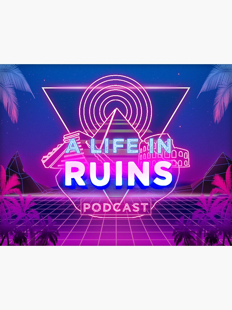 Thumbnail 3 of 3, Sticker, ALIRP Retro Logo 3 designed and sold by Alifeinruins.