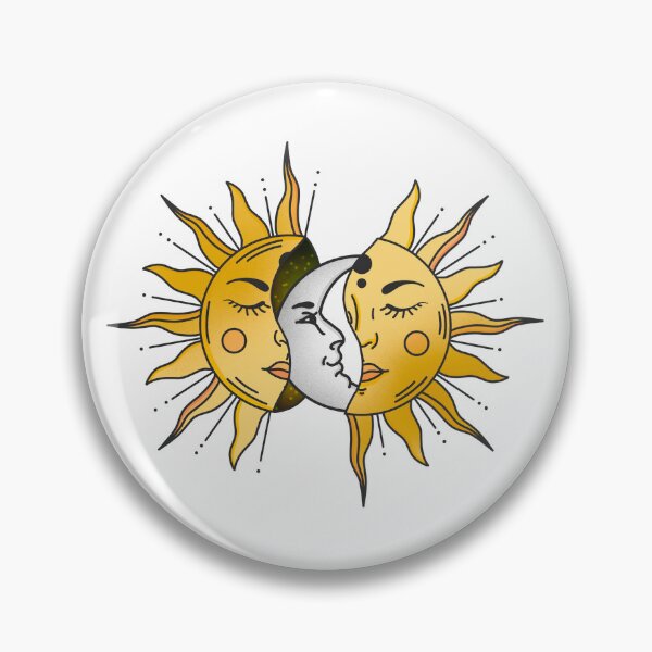 Item preview, Sun and Moon  designed and sold by ethnicdrawing.