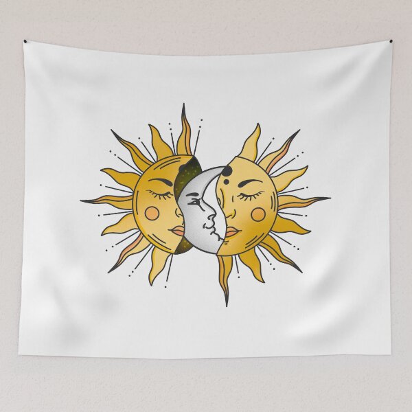 Item preview, Sun and Moon  designed and sold by ethnicdrawing.