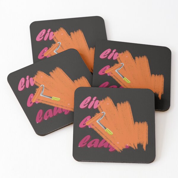 Item preview,  Live, love, laugh (orange) designed and sold by HeavyBurden.