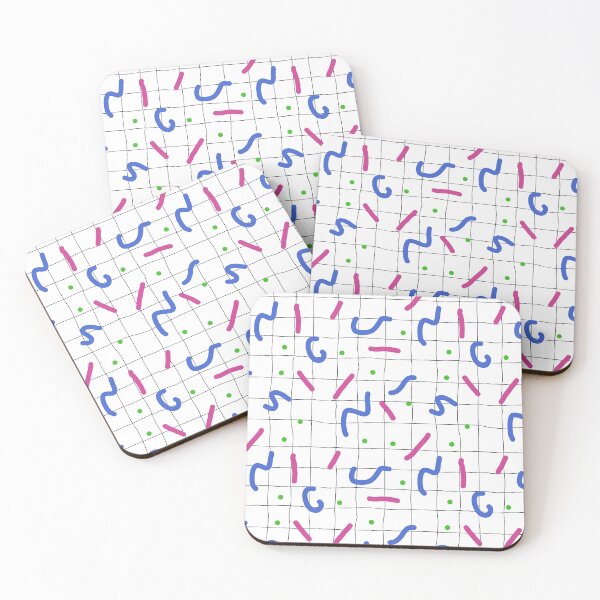 Item preview, 90s Grid Pattern white | Fashion in the 1990s designed and sold by Orloff.