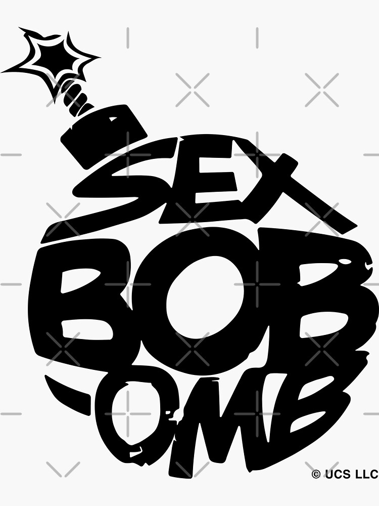 Scott Pilgrim Sex Bob Omb Sticker For Sale By Fantasylife Redbubble 4410