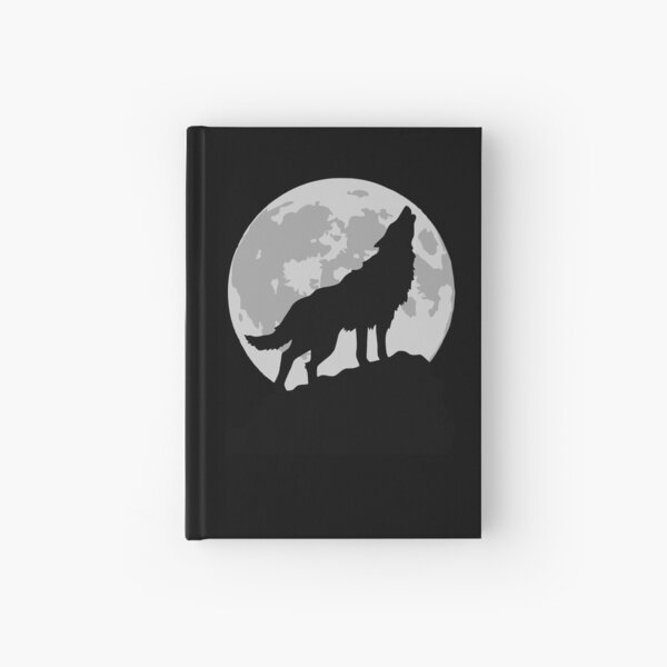 Wolf Predator Wildlife Full Moon Hardcover Journal