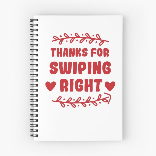 Item preview, Thanks For Swiping Right Funny Quote Cute couple Valentines day Present  designed and sold by pedrored369.
