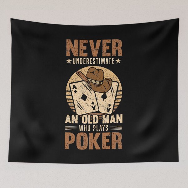 Item preview, Never underestimate old man who plays Poker designed and sold by Ibu83.