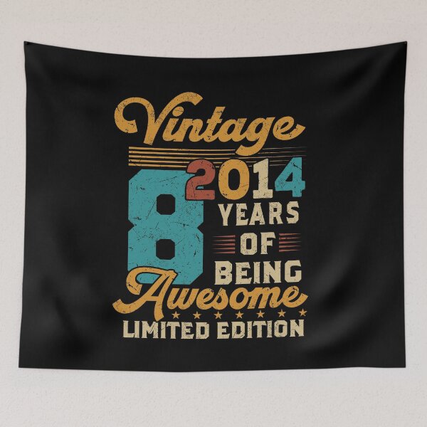 Item preview, Vintage 2014 Limited Edition Aweome 8th Birthday designed and sold by Ibu83.