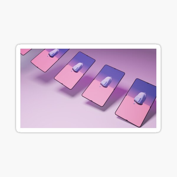 Flying Cards Sticker
