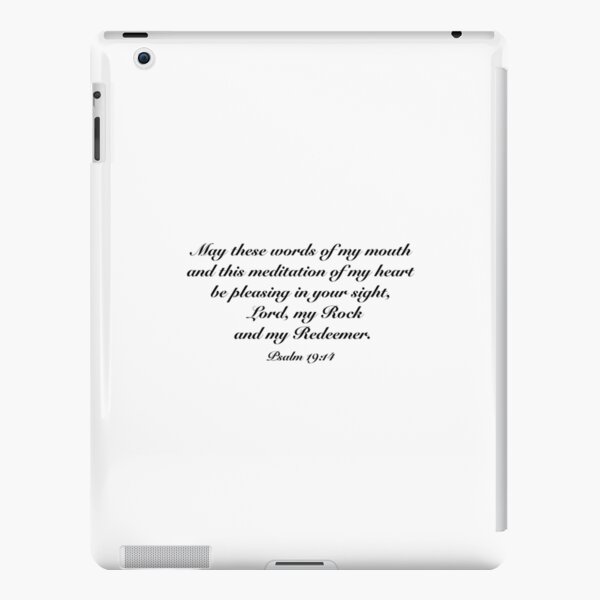 Psalm 19:14 iPad Snap Case