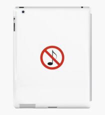 No music iPad Case/Skin