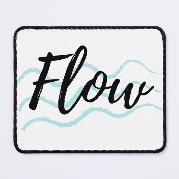 Item preview, Flow with light blue wave design designed and sold by ActionFocus.