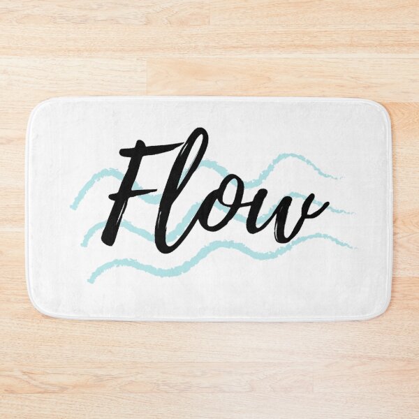 Item preview, Flow with light blue wave design designed and sold by ActionFocus.