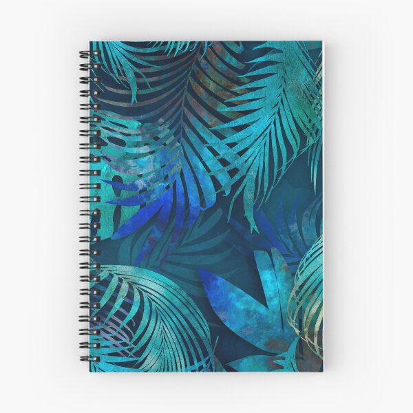 Item preview, Mystic Blue Jungle Watercolor Art designed and sold by artsandsoul.