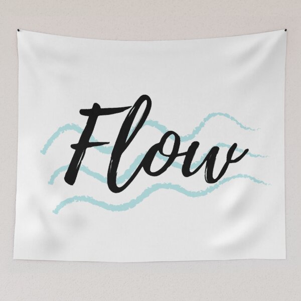 Item preview, Flujo con diseño de onda azul claro designed and sold by ActionFocus.