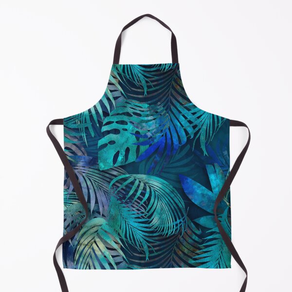 Item preview, Mystic Blue Jungle Watercolor Art designed and sold by artsandsoul.