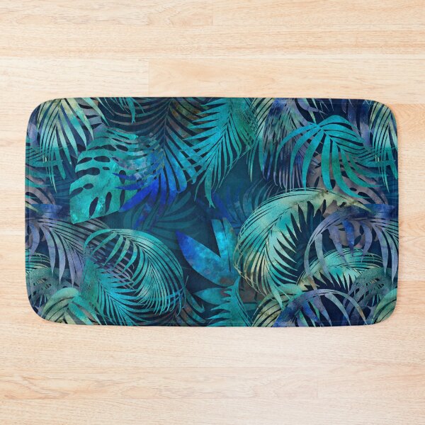 Item preview, Mystic Blue Jungle Watercolor Art designed and sold by artsandsoul.