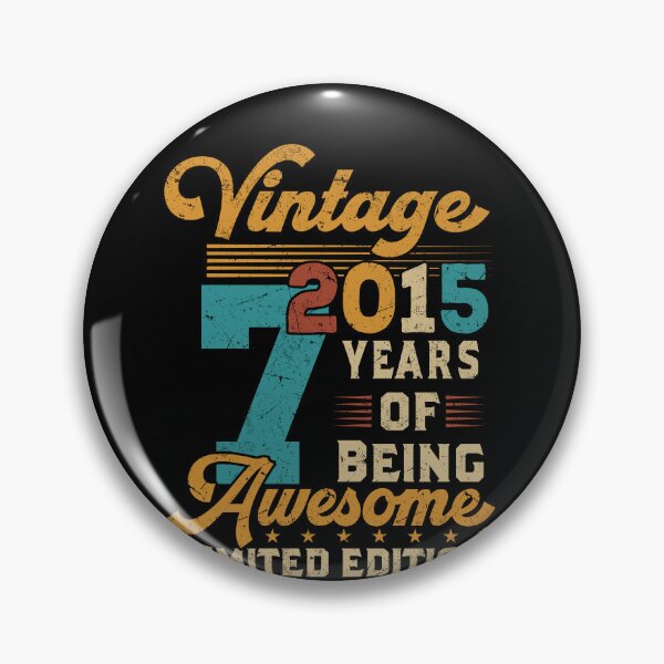 Item preview, Vintage 2015 Limited Edition Aweome 7th Birthday designed and sold by Ibu83.