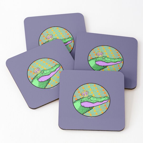 Item preview, Mardi Gras Gator King designed and sold by Dark-Inks.