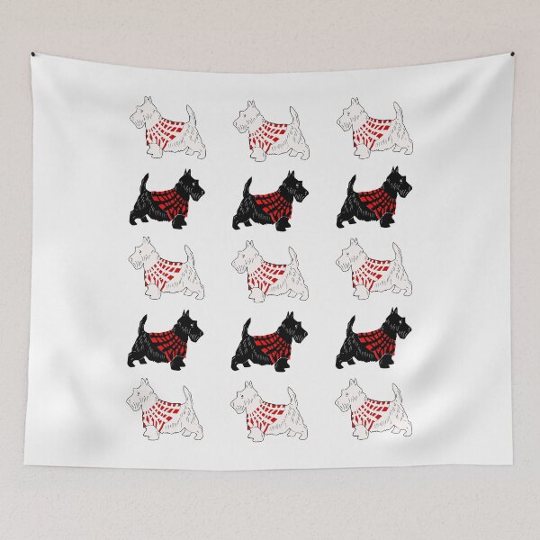 Item preview, Cute Scottish Terrier Pattern designed and sold by laugh-out-loud.