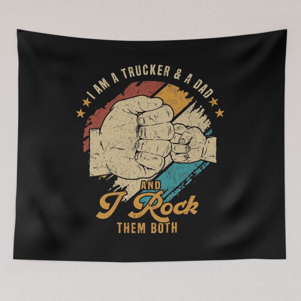 Item preview, Trucker and Dad - Trucking Dad Quote designed and sold by Ibu83.