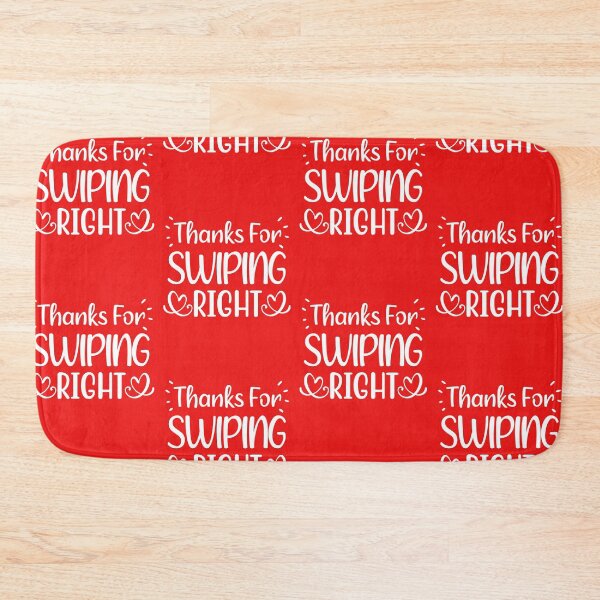 Item preview, Thanks For Swiping Right Funny Quote Cute Couple Valentines day Present designed and sold by pedrored369.