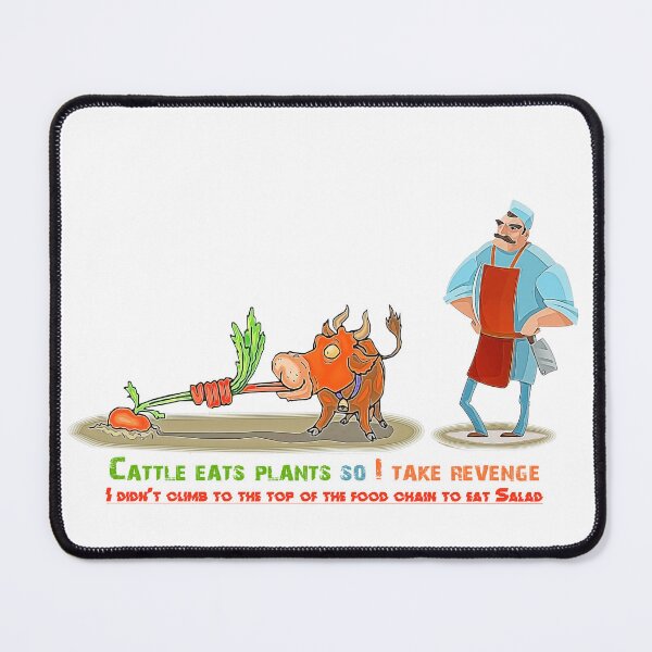Item preview, Cattle eats plants so i eat them designed and sold by Warisally.