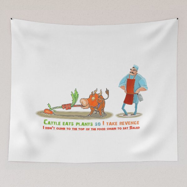 Item preview, Cattle eats plants so i eat them designed and sold by Warisally.