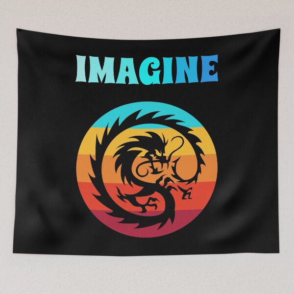 Item preview, Imagine Fantasy Dragon Tribal Retro  designed and sold by StudioTina.
