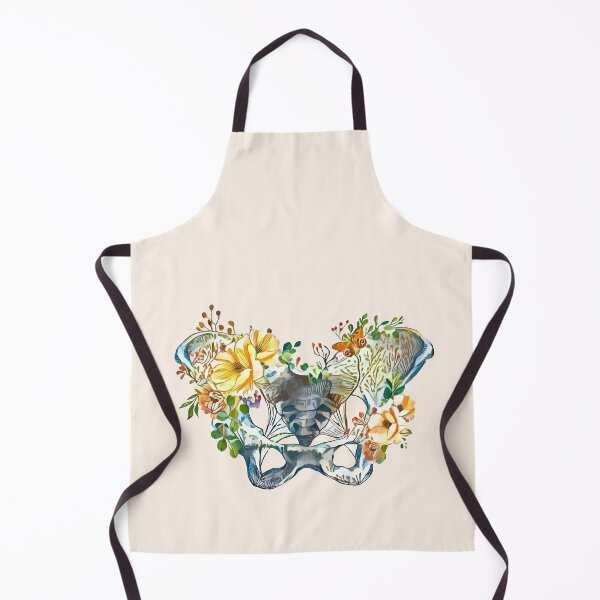 Item preview, Botanical anatomy pelvis Feminism, anatomy, anatomical art, female bones of the pelvis designed and sold by Collagedream.