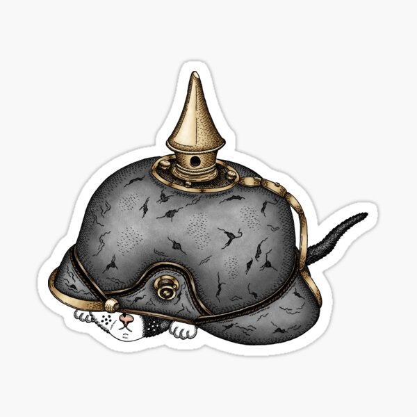 Pickelhaube Sticker