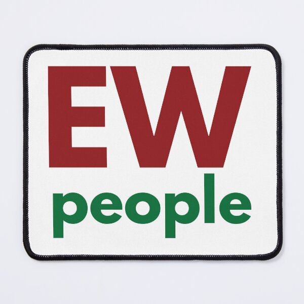 Item preview,  Ew people, pink, blue designed and sold by stickmeok.