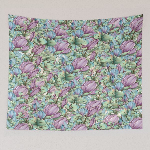 Item preview, Flowers,purple,green designed and sold by grickodd.