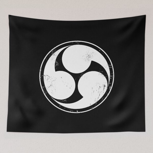Item preview, Tomoe - Mitsudomoe Symbol [distressed] designed and sold by Mariel  Toigo.