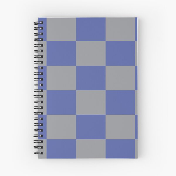 Item preview, Squares Pattern Checkerboard Gray and Periwinkle Blue designed and sold by ValeriesGallery.