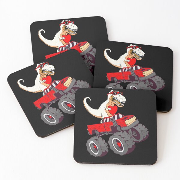 Item preview, Kids Valentines Day T Rex Riding Monster Truck Funny Toddler designed and sold by GraphifyArt.