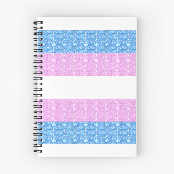 Item preview, Glittery trans flag designed and sold by dishbug.