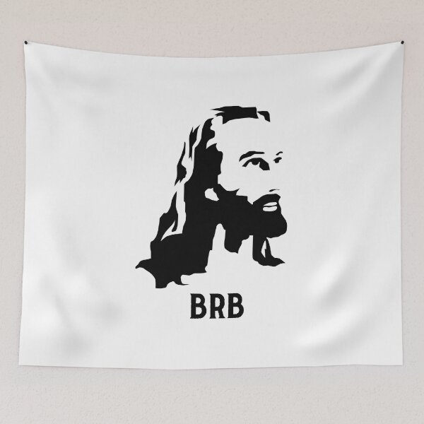 Item preview, Jesus "Be Right Back" designed and sold by Conjuration.