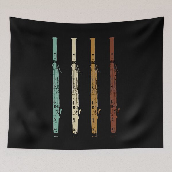 Item preview, Retro Vintage Bassoon Gift Bassoonist Band Bassoon Player designed and sold by Lenny Stahl.