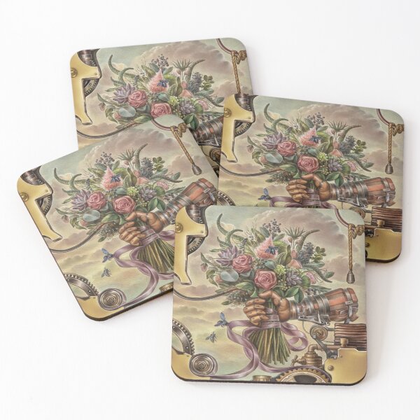 Item preview, "Bouquet" (9) - "STEAMPUNK LENORMAND" oracle designed and sold by Diana Cammarano.