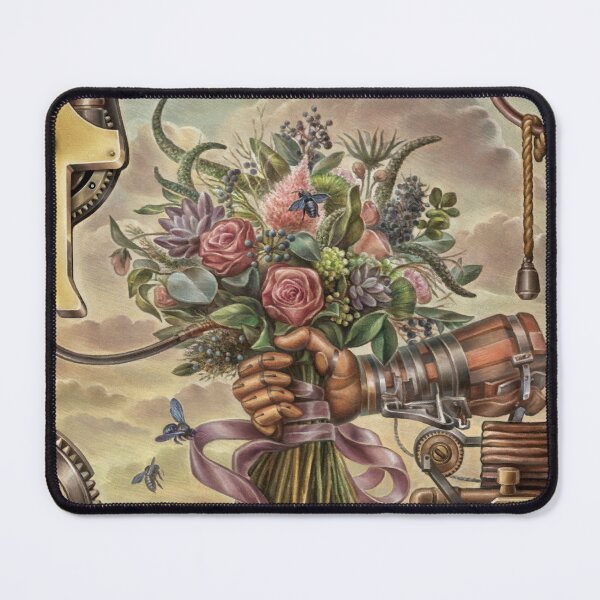Item preview, "Bouquet" (9) - "STEAMPUNK LENORMAND" oracle designed and sold by Diana Cammarano.