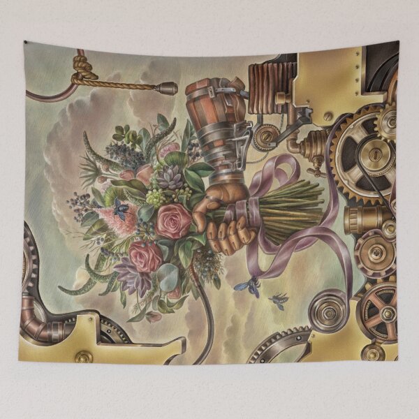 Item preview, "Bouquet" (9) - "STEAMPUNK LENORMAND" oracle designed and sold by Diana Cammarano.