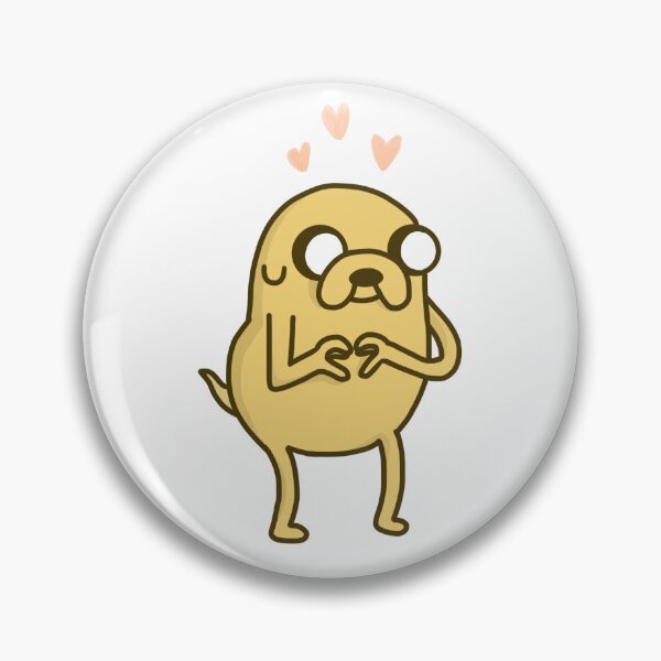 Item preview, adventure time jake the dog hearts designed and sold by Holly Maxam.