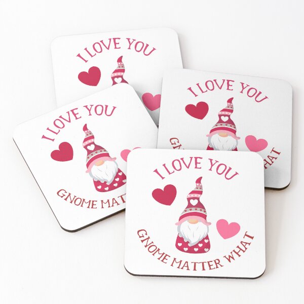 Item preview, I love you Gnome matter what, gnome Valentines Pun designed and sold by stickmeok.